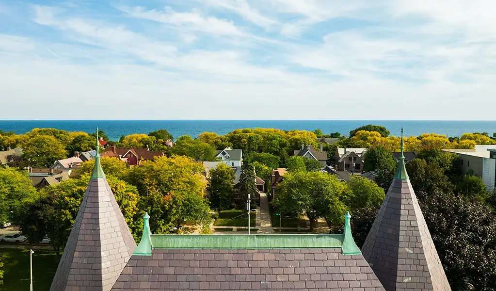 View of Lake Michigan